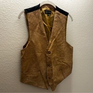Neil Martin | Men's Vintage Size Large Tan Suede Vest